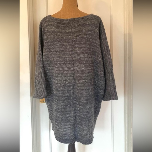 Wonderful Wool Sweater From Iceland In Heather Grey Shade - Picture 6 of 9